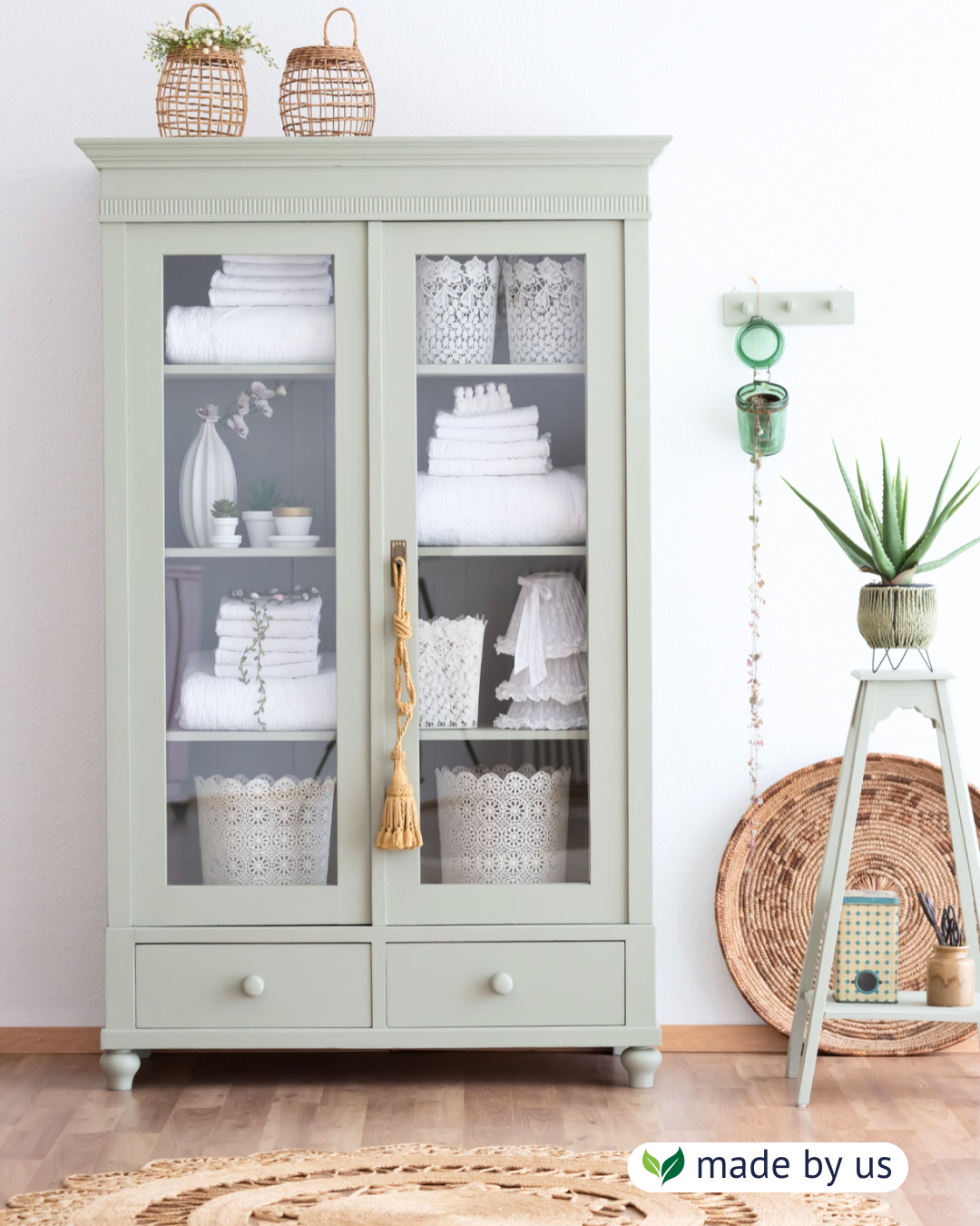 Vintage Glazed Cabinet