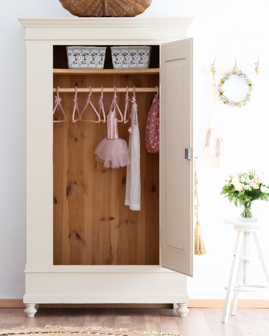 Large Vintage Wardrobe / Linen Cupboard