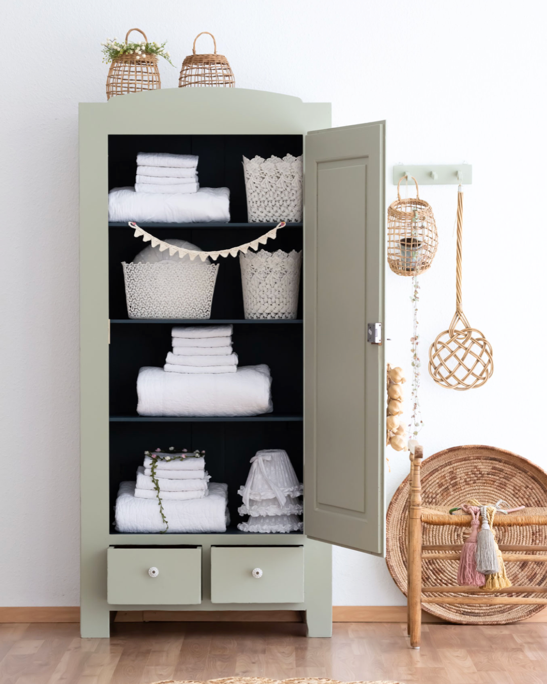 Vintage Wardrobe / Linen Cupboard