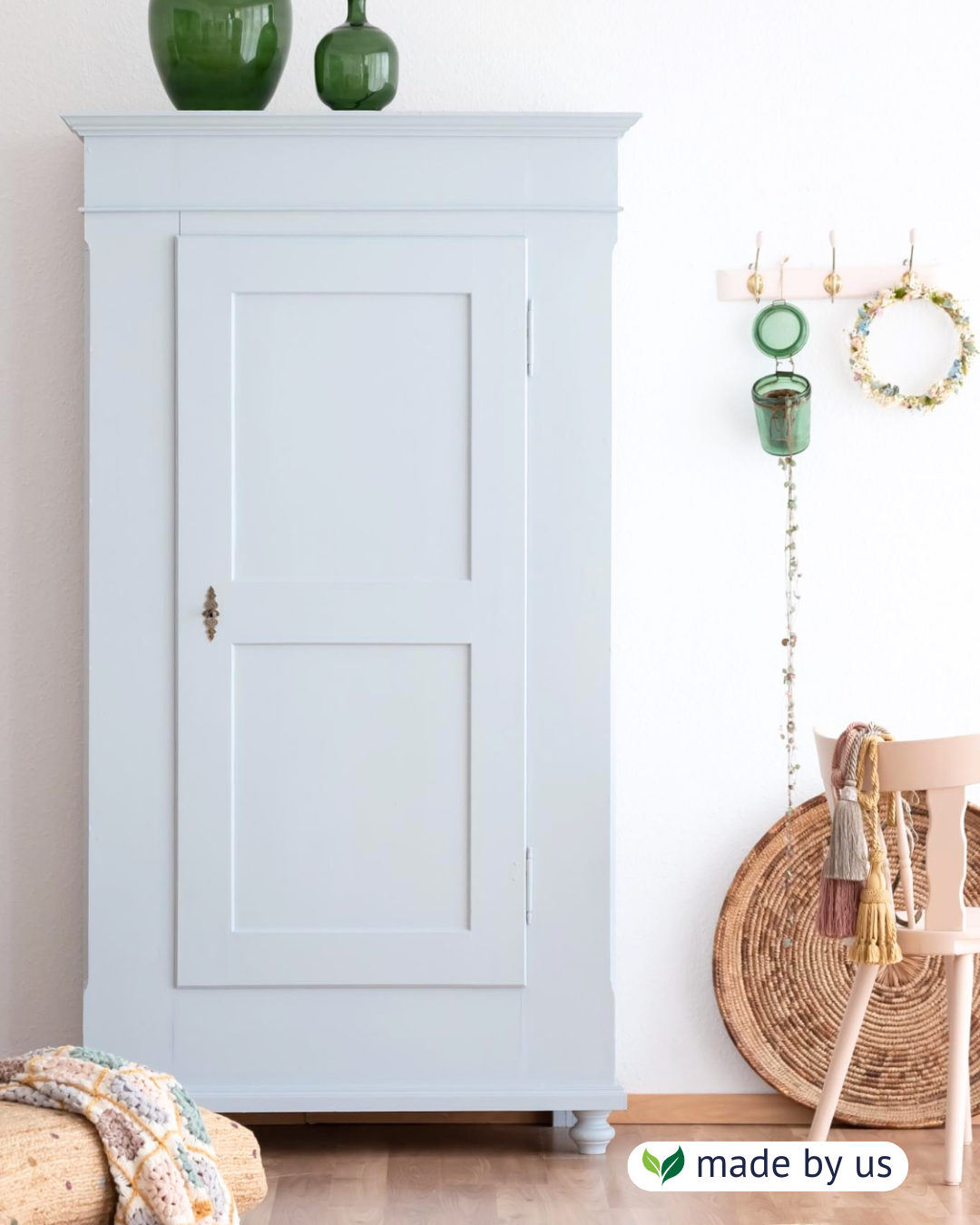 Large Vintage Linen Cupboard