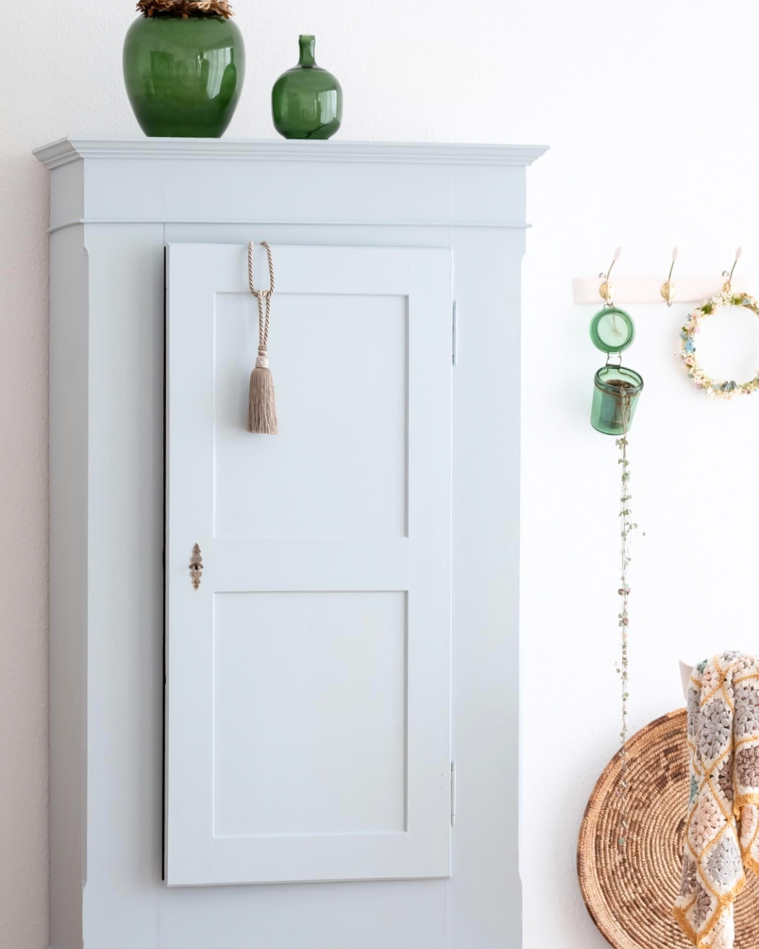 Large Vintage Linen Cupboard